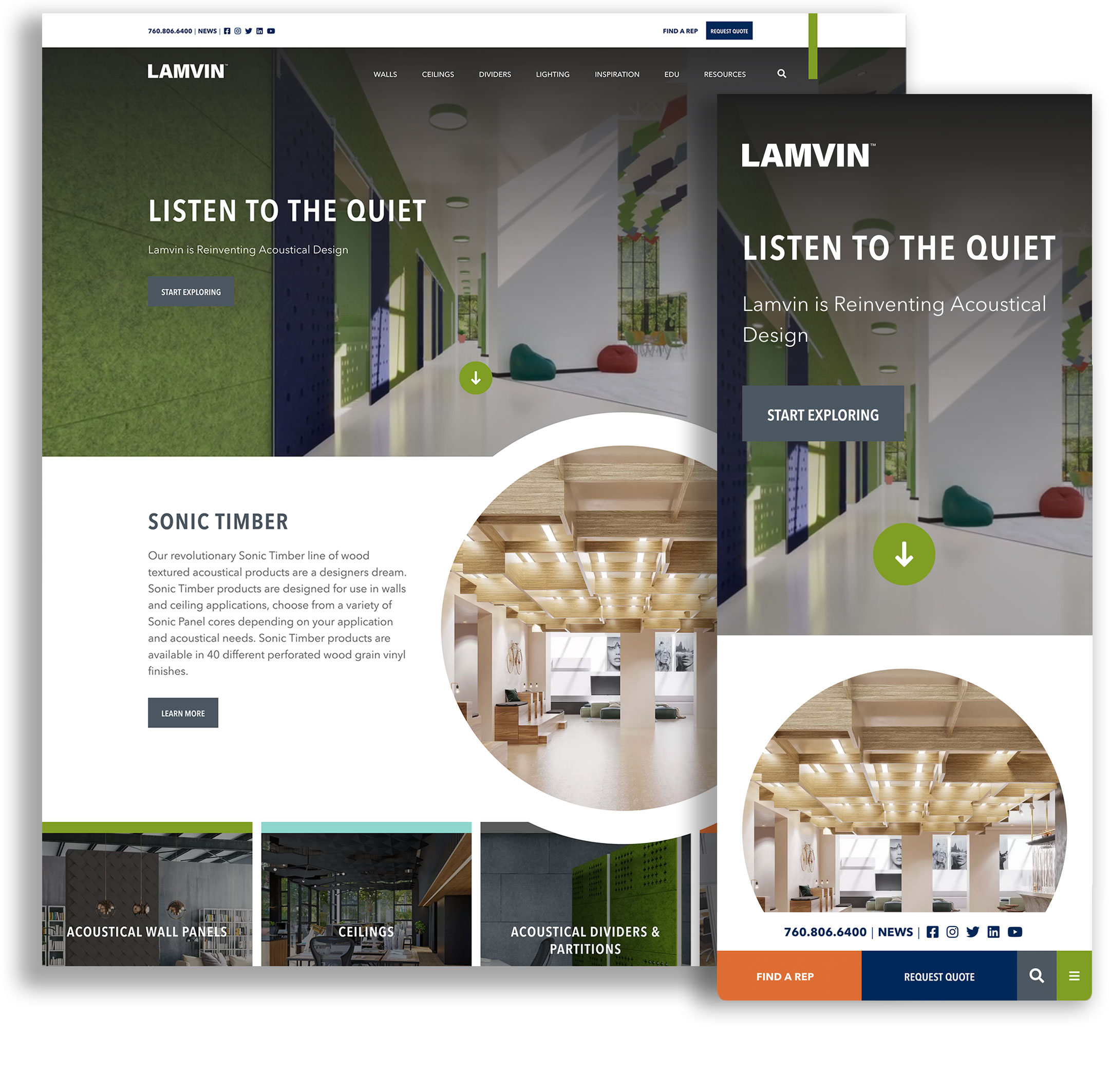 Website Design and Development for Lamvin
